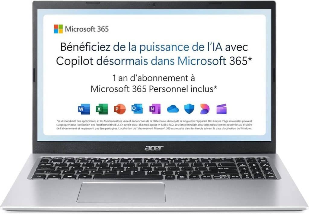 Test : acer aspire 1 A115-32-C3AK, l'ultrabook compact et performant