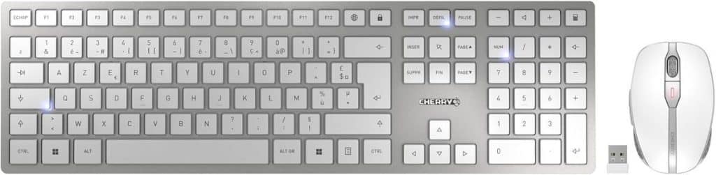 Test : cHERRY DW 9100 Slim, clavier-souris sans fil rechargeable