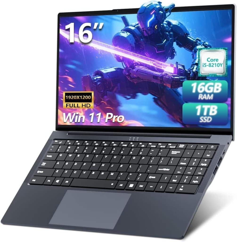 Test de l'ordinateur portable Core i5 16 pouces : performance et polyvalence