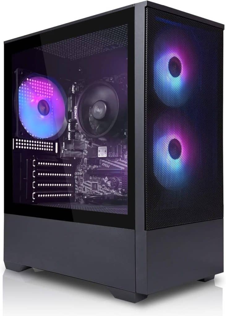 Test : sYSTEMTREFF PC gamer Ryzen 7 5700G, performance de base