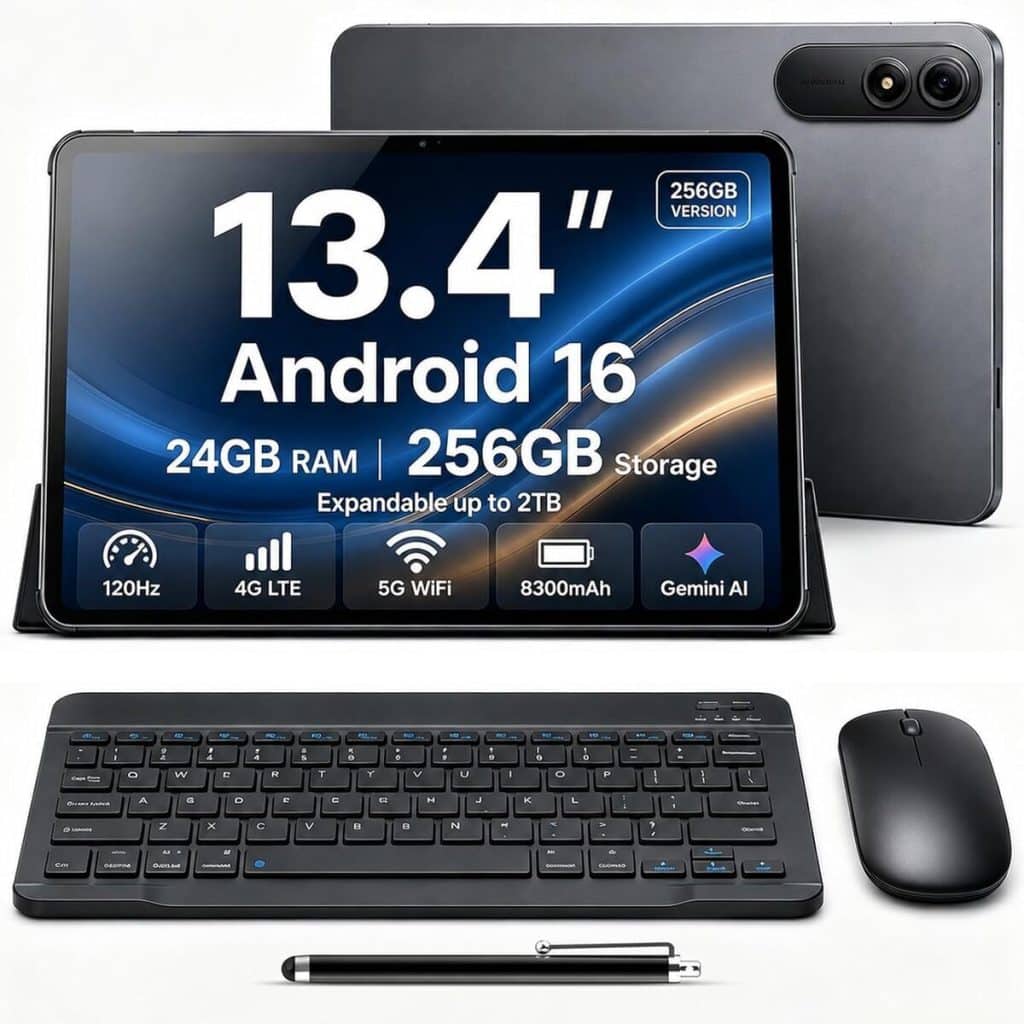 Test tablette Android 16 Gemini AI : puissance et polyvalence