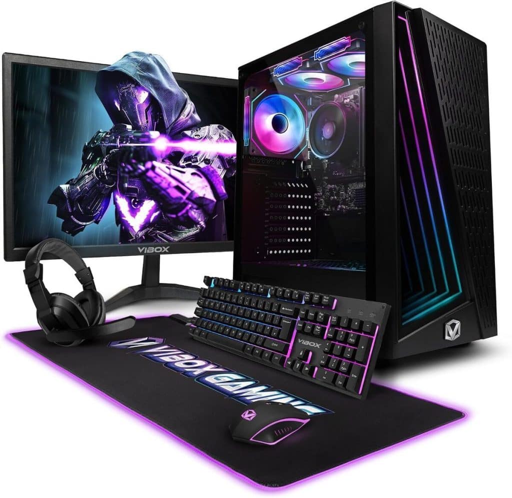 Test : vibox VI-20 PC gamer avec Ryzen 3, vega 8 et écran 22